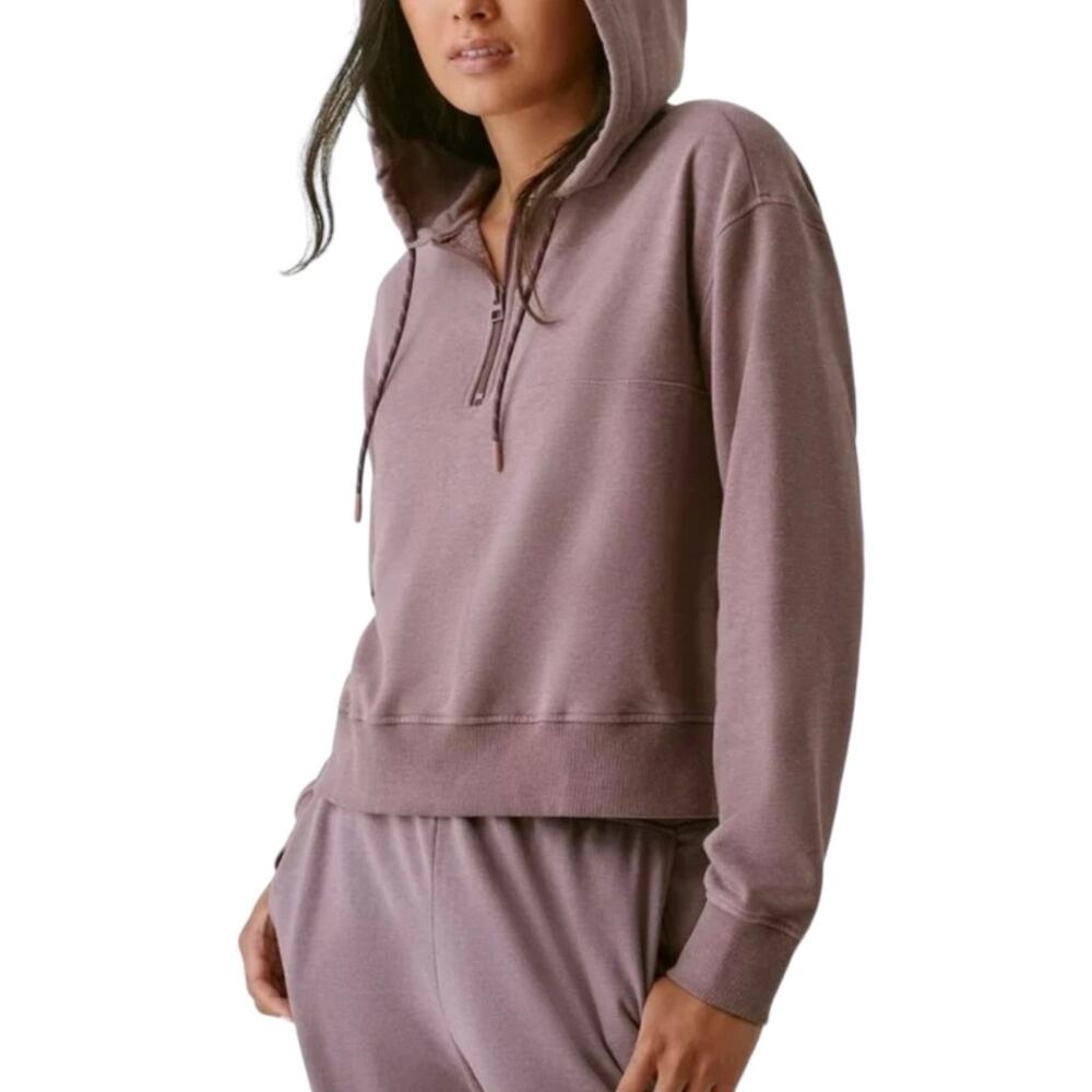 Bass Outdoor Women’s Hibernate Half Zip Hoodie Flint Size L